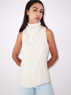 NWT Rag & Bone Jana Sleeveless Top in Ivory size Small